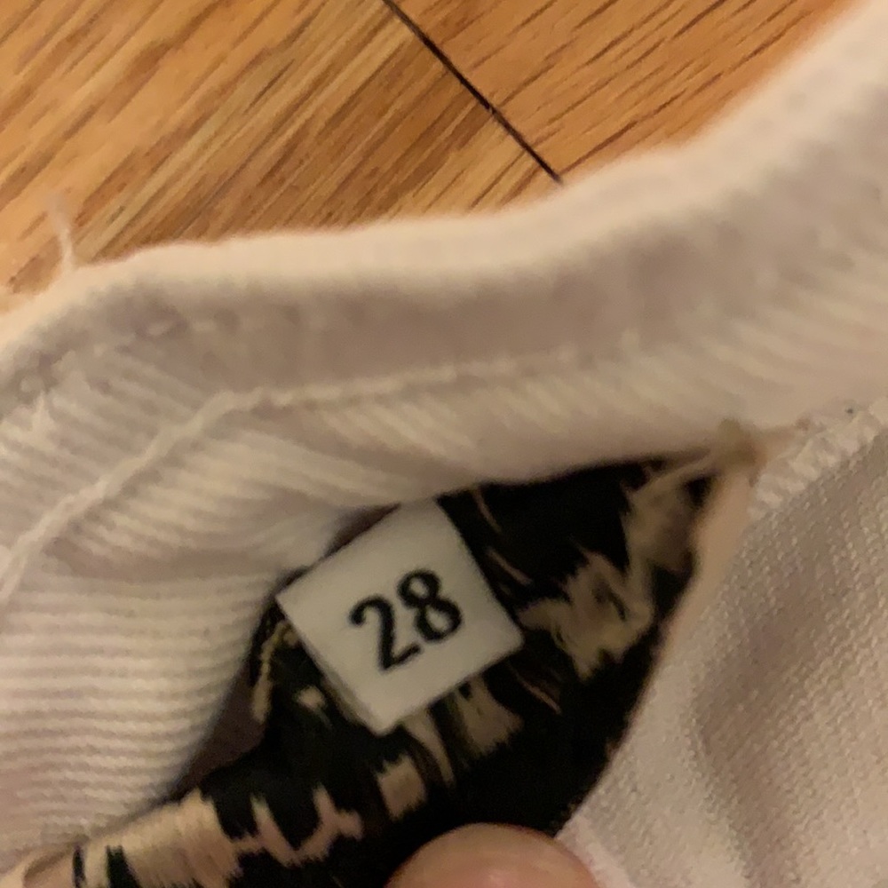 Hyper denim White Nate Zipper Pants - Picture 5 of 5